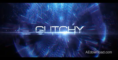Glitchy Action Trailer Openers template preview