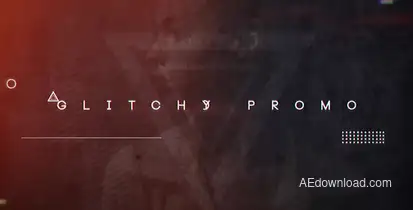 Glitchy Promo Openers template preview