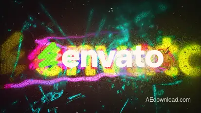 Glitchyverse Reveal Logo Stings template preview