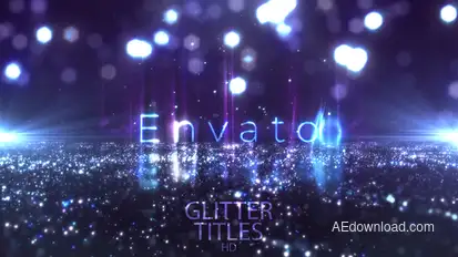 Glitter Fashion Titles Titles template preview