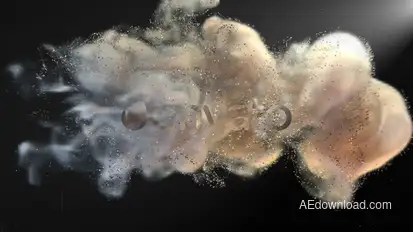 Glitter Smoke Logo Reveal Logo Stings template preview