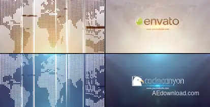 Global Business Logo Logo Stings template preview