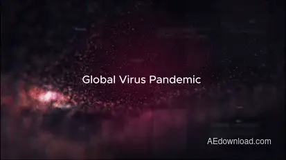 Global Virus Pandemic | After Effects Template Video Displays template preview