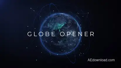 Globe Opener Titles template preview
