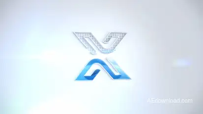 Glossy Halftone Reveal Logo Stings template preview