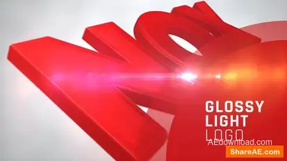Glossy Light Logo Logo Stings template preview