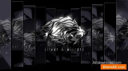 Glossy Logo And Mirrors Logo Stings template preview