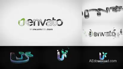 Glossy Logo Reveal Logo Stings template preview