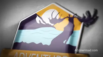 Glossy Logo Reveal Logo Stings template preview