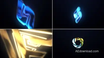 Glossy Logo Reveal Logo Stings template preview