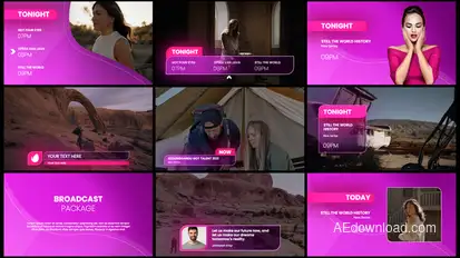 Glow Broadcast Package broadcast-packages template preview