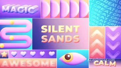 Glow Gradient Titles Titles template preview