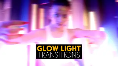 Glow Light Transitions | After Effects Elements template preview