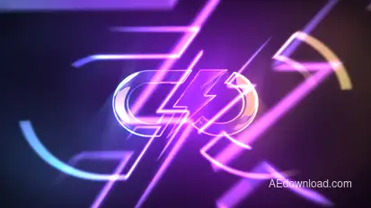 Glow Logo Reveal Logo Stings template preview