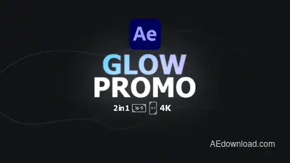 Glow Promo Agency for Social Media Openers template preview