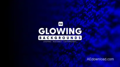 Glowing Backgrounds Elements template preview