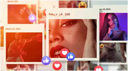 Go Viral Slideshow Video Displays template preview