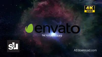 God Lights 4K Logo Stings template preview