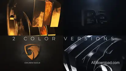 Gold And Silver Logo Reveal Logo Stings template preview