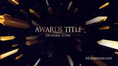 Gold Awards Titles broadcast-packages template preview