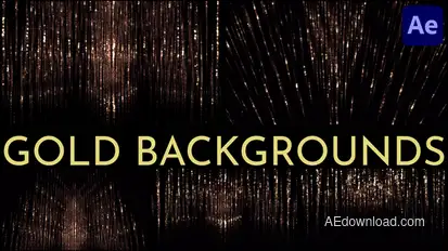 Gold Backgrounds for After Effects Elements template preview