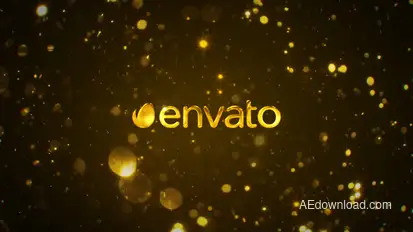 Gold Cinematic Logo Logo Stings template preview