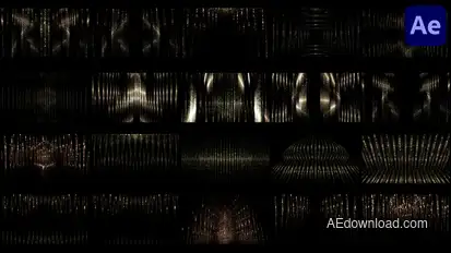 Gold Collection Backgrounds for After Effects Elements template preview