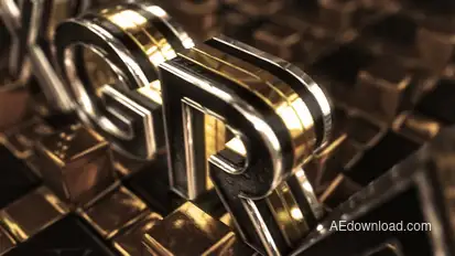 Gold Cross Logo Logo Stings template preview