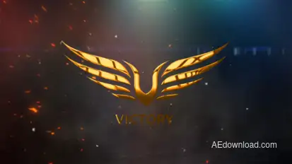 Gold Logo Animation Logo Stings template preview