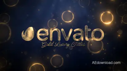 Gold Luxury Titles Titles template preview