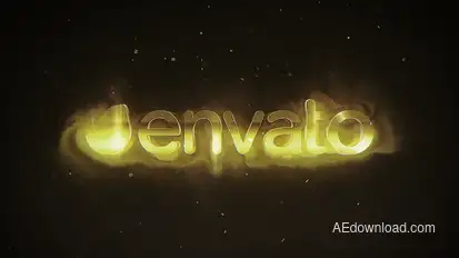 Gold Particles Logo Reveal Logo Stings template preview