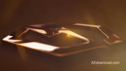 Gold Reflection Logo 2 Logo Stings template preview