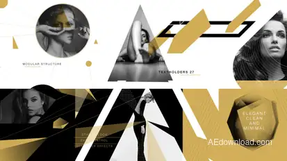 Gold Shape Openers template preview