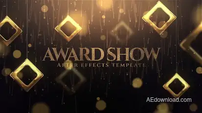 Golden Award Show Openers template preview