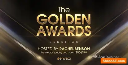 Videohive Golden Awards Opener Redesign Openers template preview