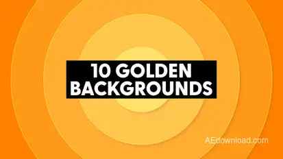 Golden Backgrounds Elements template preview