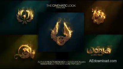 Golden Breath Logo Stings template preview