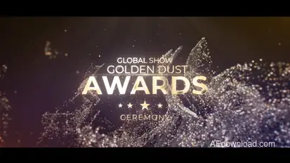 Golden Dust Awards | Luxury Ceremony Celebration Opener broadcast-packages template preview