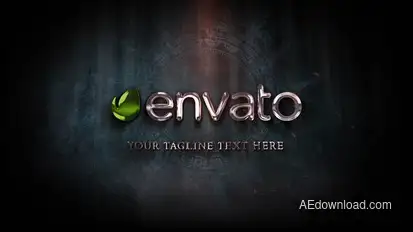 Golden Energy Logo Reveal Logo Stings template preview