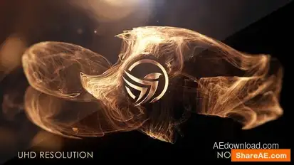 Golden Flow Logo Reveal Openers template preview