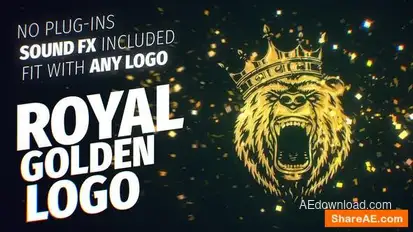 Golden Logo Logo Stings template preview