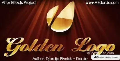 Golden Logo Openers template preview