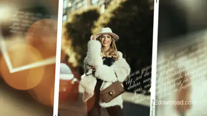 Golden Memories Photo Slideshow Openers template preview