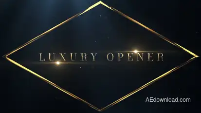 Golden Opener Titles Titles template preview