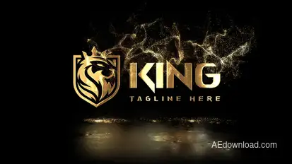 Golden Sand Logo Logo Stings template preview