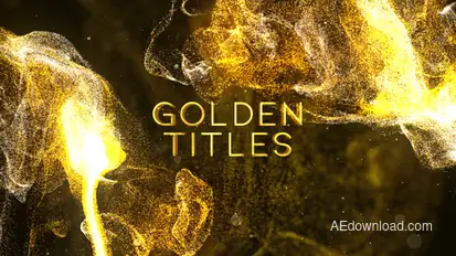 Golden Titles Titles template preview