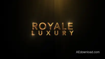 Golden Titles Cinematic  - Royale Luxury Gold Pack Titles template preview