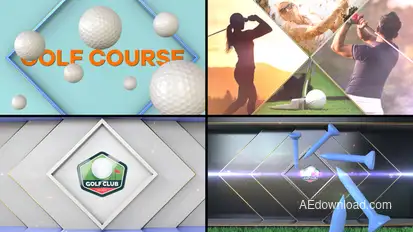 Golf Bumper Logo Stings template preview