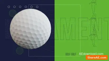 Golf Intro Openers template preview