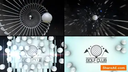 Golf Logo Reveal 2 Logo Stings template preview